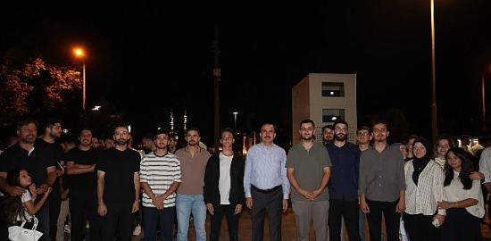 Taş Bina'da “Konya Bisiklet Festivali" Temalı Video Mapping ve Drone Gösterisi Yapıldı