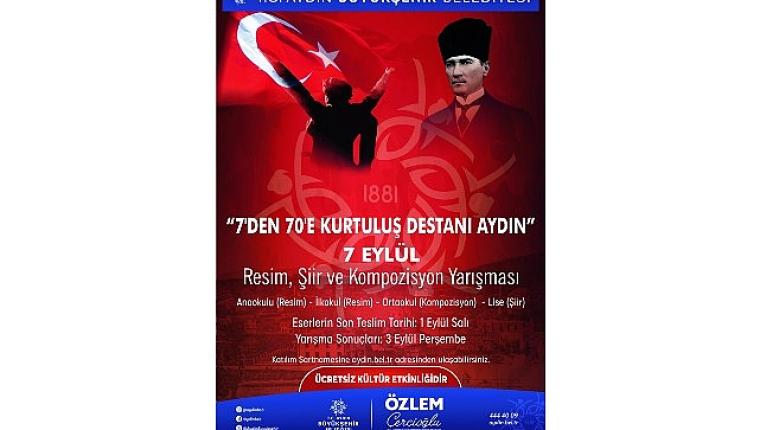 Başkan Çerçioğlu'ndan 7 Eylül Temalı Ödüllü Resim, Şiir ve Kompozisyon Yarışması