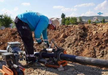 Tutdere, Türmüz Mevkii'nde 400 metrelik yeni içme suyu hattını tamamladı - Videolu Haber