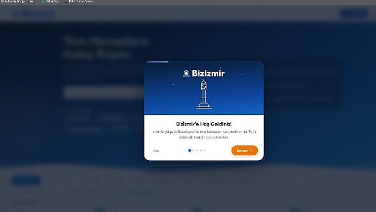 Büyükşehir'in dijital hizmet platformu Bizİzmir yenilendi