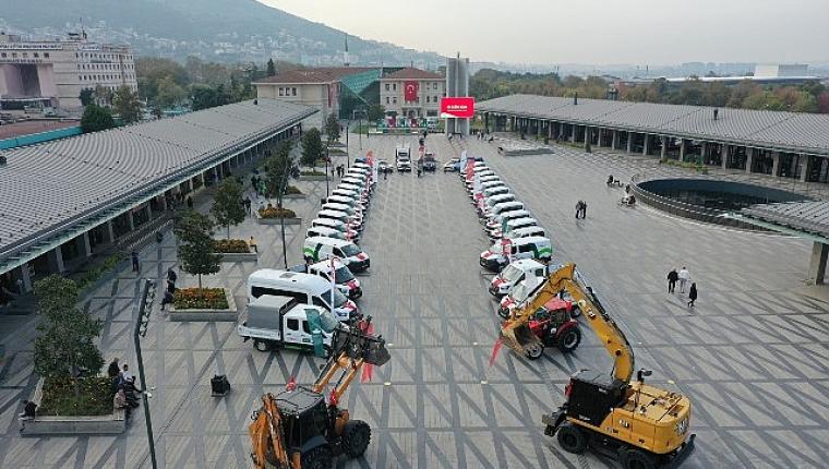 Osmangazi Belediyesi Araç Filosunu 41 Yeni Araçla Güçlendirdi