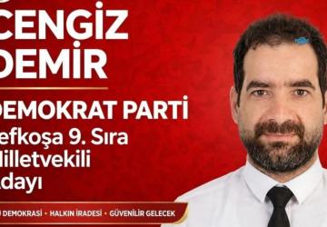 Adıyaman'dan Lefkoşa'ya uzanan siyasi yolculuk: Cengiz Demir adaylığını duyurdu