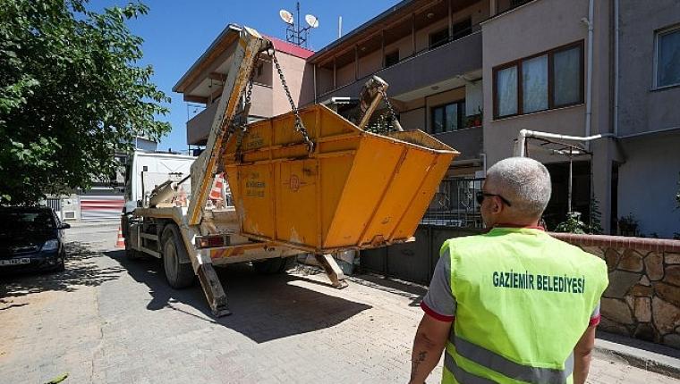 Gaziemir Belediyesi'nden çevreyi kirletenlere karşı güçlü mücadele