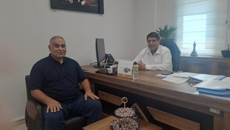 Başkan Duru’dan Başkan Yardımcısı Ömer Bilen’e geçici görevlendirme süreci ziyareti