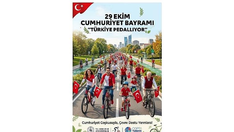 29 Ekim'de 81 İlde “Türkiye Pedallıyor!"