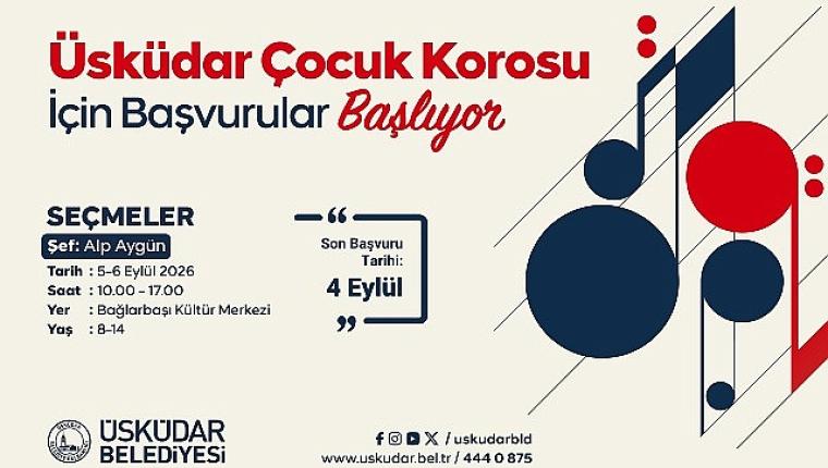 Üsküdar Çocuk Korosu Yeni Seslerini Arıyor