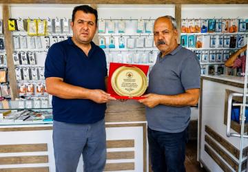 Narinceliler Derneği’nden Gazete Kahta’ya ‘Teşekkür’ plaketi