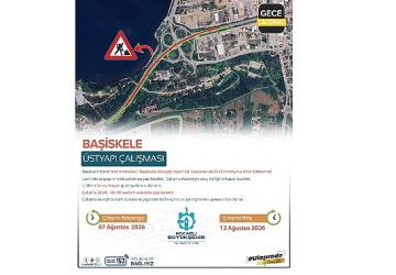 İzmit istikameti trafiğe kapatılacak: Başiskele Kavşağı'nda gece çalışması
