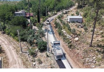 Yayla yollarında asfaltlama çalışmaları başladı