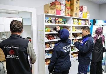 Selçuklu'da Okul Kantinlerine Denetimler Sürüyor