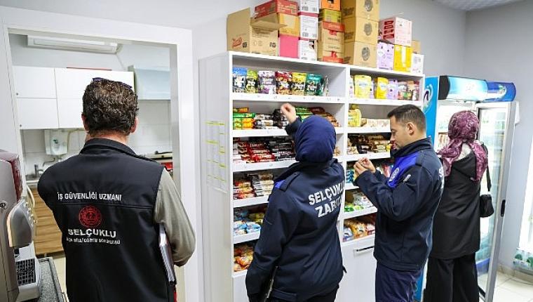 Selçuklu'da Okul Kantinlerine Denetimler Sürüyor