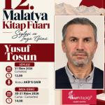 Adıyamanlı Yazar Yusuf Tosun, 12. Malatya Kitap Fuarı’nda okurlarıyla buluşuyor