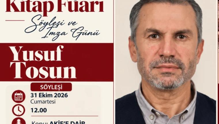 Adıyamanlı Yazar Yusuf Tosun, 12. Malatya Kitap Fuarı’nda okurlarıyla buluşuyor