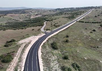 Akçaova Grup Yolu'nda 9,7 kilometrelik ilerleme