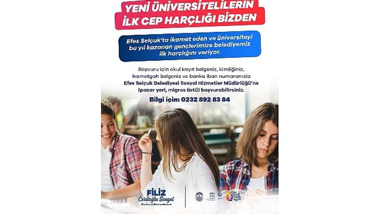 Efes Selçuk Belediyesi'nden Üniversiteli Gençlere İlk Harçlık Desteği