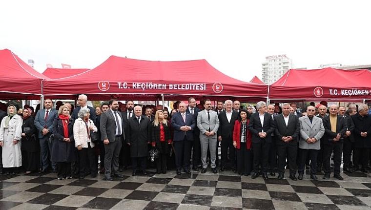 Keçiören'de Atatürk Anılarak Cumhuriyet Bayramı Kutlandı