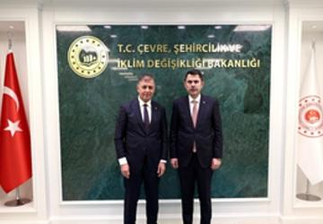 Başkan Tugay, Bakan Kurum'u ziyaret etti