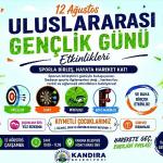 Kandıra'da 12 Ağustos Uluslararası Gençlik Günü Coşkusu Yaşanacak