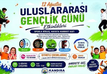 Kandıra'da 12 Ağustos Uluslararası Gençlik Günü Coşkusu Yaşanacak