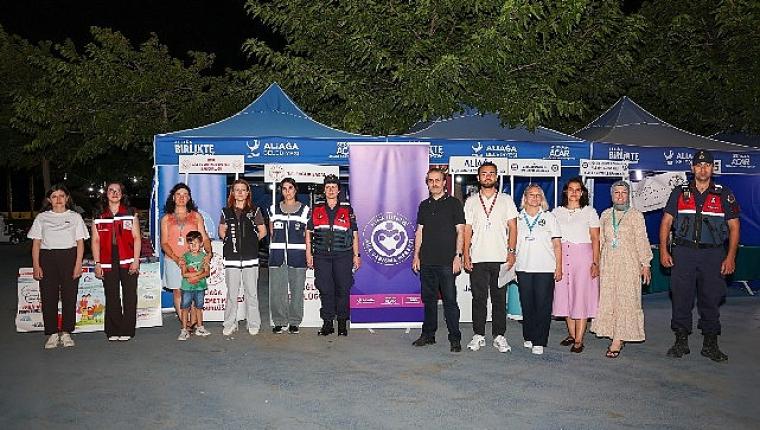 Aliağa'da Bağımlılık ve Aile Farkındalığı İçin Bilgilendirme Stantları Kuruldu