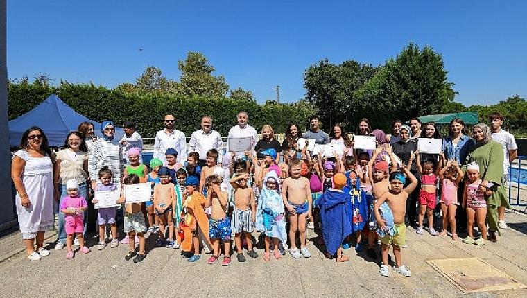 Osmangazi'de Yüzme Eğitimi Sertifikayla Taçlandı