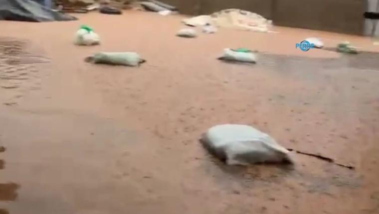 Gölbaşı'nın Aşağı Nasırlı köyünde şiddetli yağış maddi zarara yol açtı
