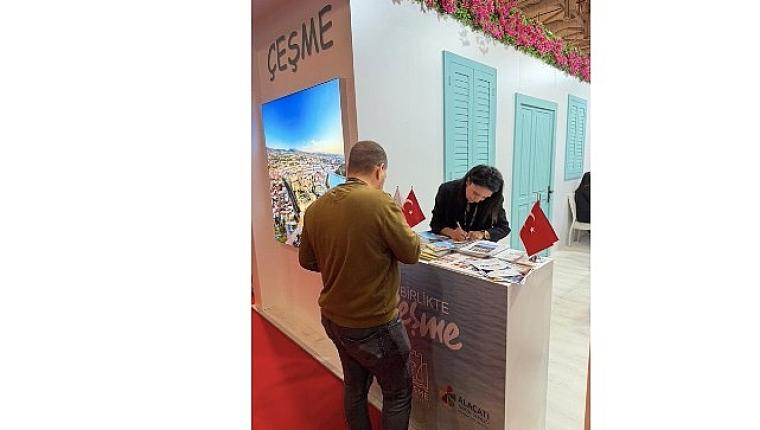 Çeşme standı Uluslararası İstanbul Turizm Fuarı'nda yoğun ilgi gördü