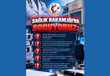 Hekim Birliği’nden geçici görevlendirme açıklaması: Bakanlığa 30 Eylül soruları