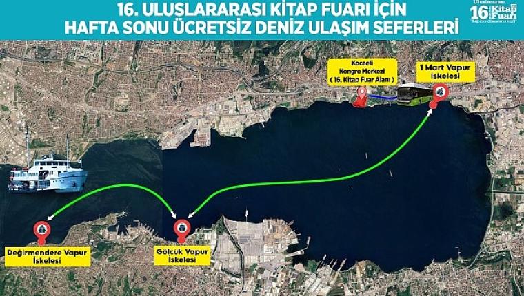 Kocaeli Kitap Fuarı'na ulaşım çok kolay olacak
