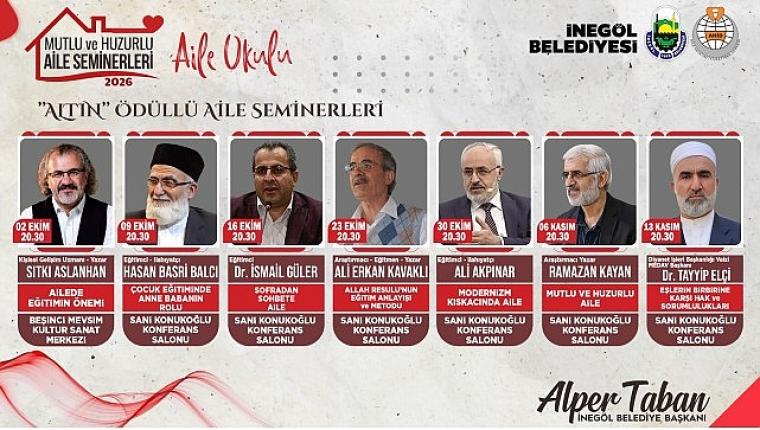 Aile Okulu Seminerleri Başlıyor