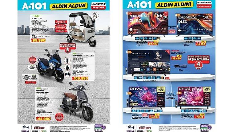 Motosiklet ve Moped Modelleri 13 Ağustos'ta A101'de