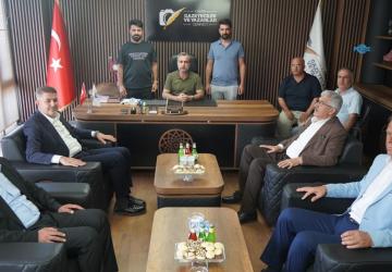 Milletvekili Şan ve Başkan Hallaç basın mensuplarıyla buluştu