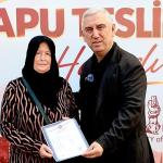 Bergama'da Hak Sahipleri Tapularına Kavuştu