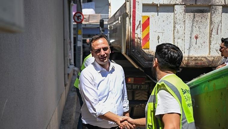 Başkan Eşki Çamdibi'nde sözünü tutuyor
