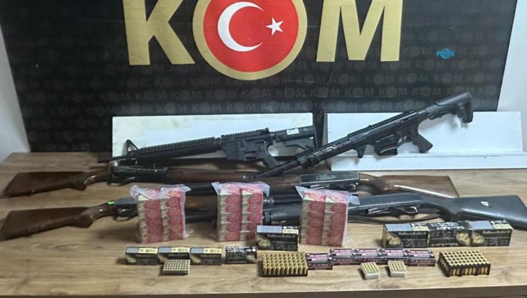 Silah kaçakçılığı operasyonu: 6 tüfek ve 1600 fişek ele geçirildi
