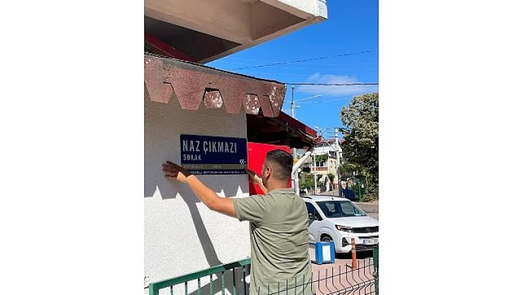 Adres tabelalarında Büyükşehir imzası