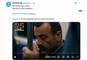 İYİ Parti'den AK Parti'nin 25. yılına klip: ‘Ne anlatırsan anlat, işte senin asıl hikayen’ - Videolu Haber