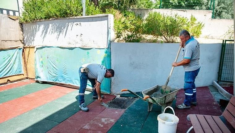 Karşıyaka Belediyesi'nin anaokulları yeni eğitim yılına hazırlanıyor
