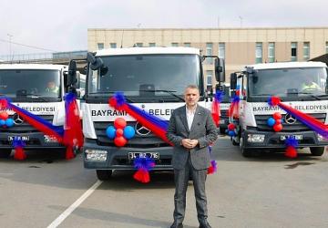 Bayrampaşa'nın temizlik filosuna 3 yeni araç