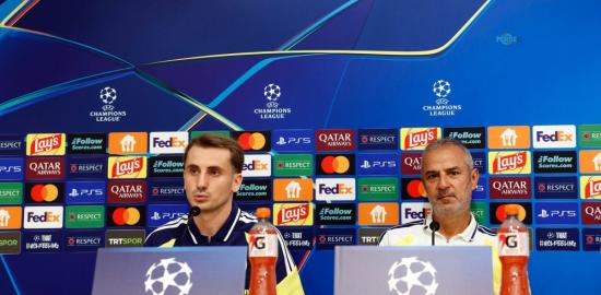 Lyon maçı öncesi İsmail Kartal: ‘Kendi kimliğimizle oynayıp avantajlı skor almak istiyoruz’