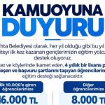 Kahta Belediyesi’nden üniversite öğrencilerine eğitim desteği: Merkez-köy ayrımı yok