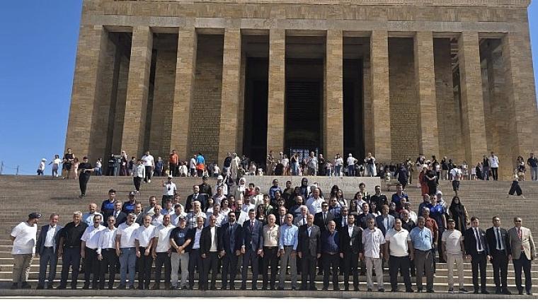 Haymana Heyetinden Anıtkabir'e Anlamlı Ziyaret