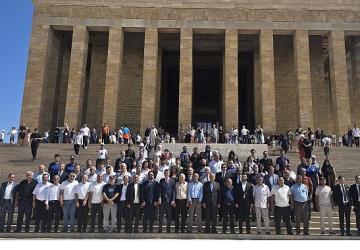 Haymana Heyetinden Anıtkabir'e Anlamlı Ziyaret