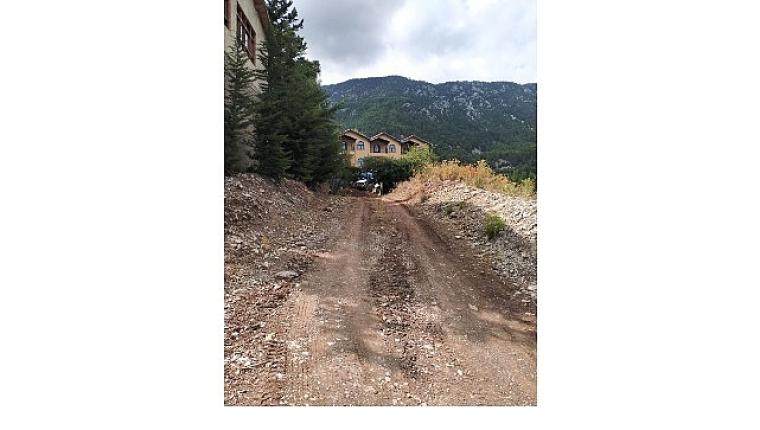 Kemer'de altyapı çalışmaları
