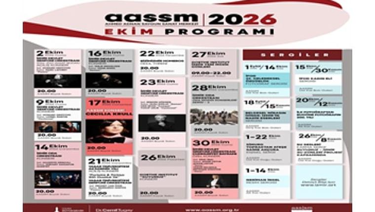 Ekim ayında müzikten sergiye dopdolu program