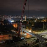 80 tonluk tabliye tek hamlede yerine konuldu