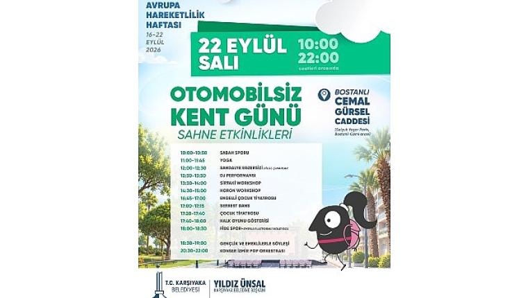 Bostanlı'da otomobilsiz gün!