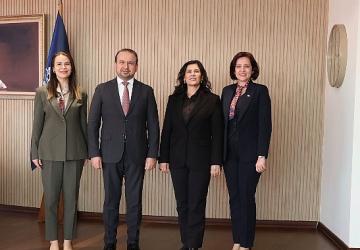 Başkan Çerçioğlu'na İl Sağlık Müdürü Şenkul, Sağlık Hizmetleri Başkanı