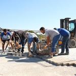 Didim Belediyesi Parke Taşı Döşeme Çalışmalarını Sürdürüyor