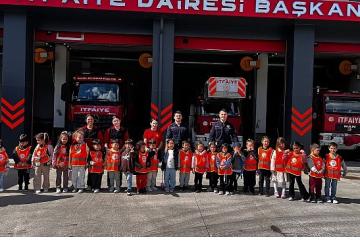 Minikler itfaiyeyi yakından tanıdı